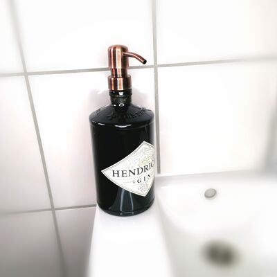 Soap Dispenser Henrdicks Gin Bottle Copper