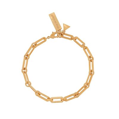 Isla gold chain link bracelet