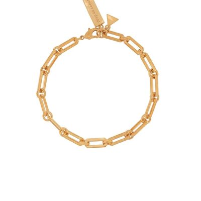 Isla gold chain link bracelet