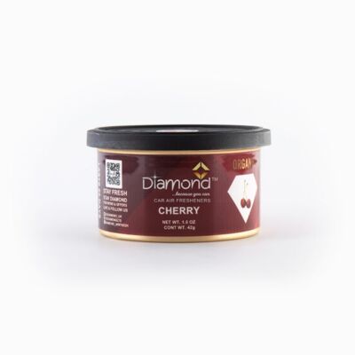 Organic Tin Cherry Car Air Freshener