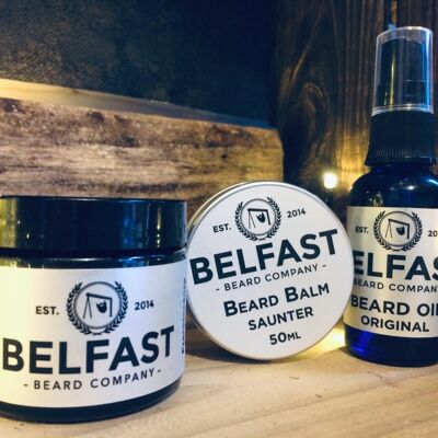 Beard Balm, Oil and Luxury Moisturiser Combo Logy , sku007