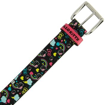 Ceinture de qualité à imprimé arc-en-ciel Hello Kitty (83 cm) 4