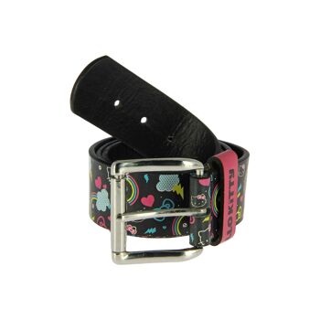 Ceinture de qualité à imprimé arc-en-ciel Hello Kitty (83 cm) 1