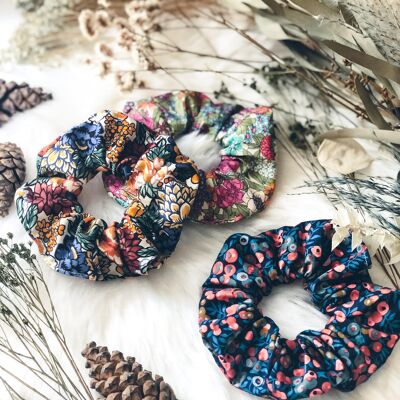 Set of 3 scrunchies - 60' Hippies collection