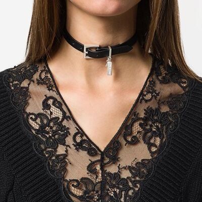 Silver choker/wrap bracelet (wear both ways)