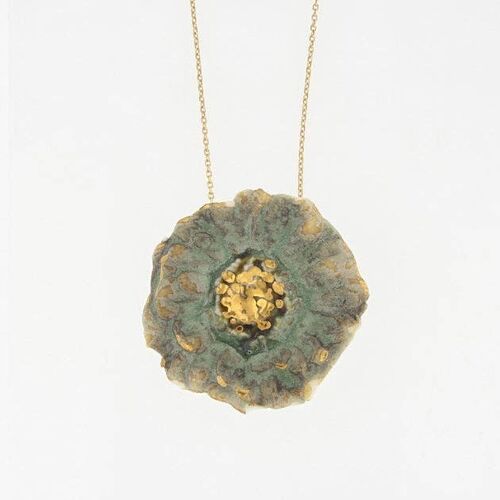 Collier Euphoria Vert & or