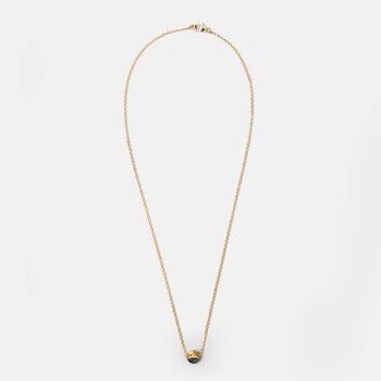 Collier Grain d'or Noir 3