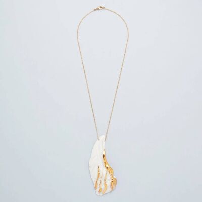 Collier Perroquet Blanc