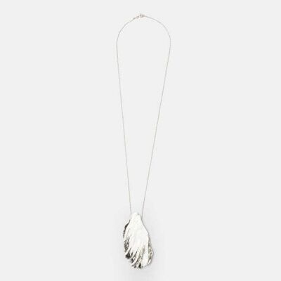 Long necklace Althéa White/Blue