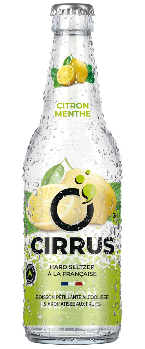 Package O'Cirrus Citron Menthe Hard Seltzer