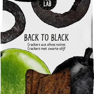 MAD LAB - BACK TO BLACK - Crackers con aceitunas negras