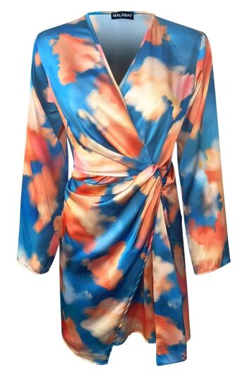 ROBE SUPERPOSÉE FLEUR CONTRAST 'BLUR' 4