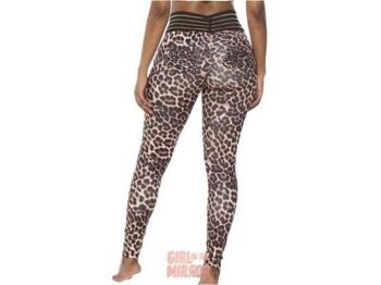 Legging fitness imprimé léopard 2