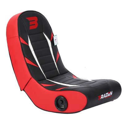BraZen Python 2.0 Bluetooth Surround Sound Gaming Chair - red