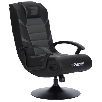 BraZen Pride 2.1 Bluetooth Surround Sound Gaming Chair - grey