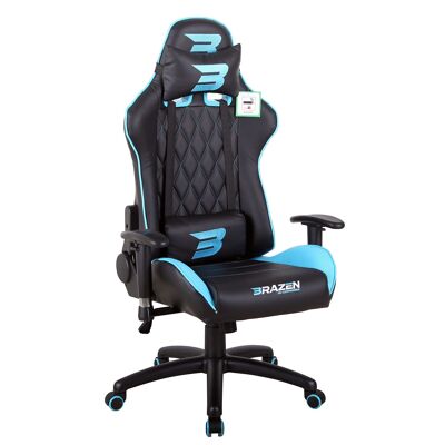BraZen Phantom Elite PC Gaming Chair - blue