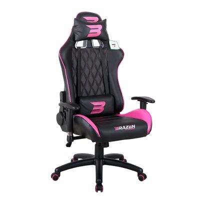 BraZen Phantom Elite PC Gaming Chair - pink