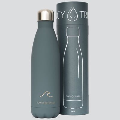 Matraz de vacío de acero inoxidable, 500 ml, gris, wave