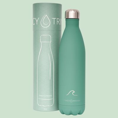 Borraccia in acciaio inossidabile, 750 ml, verde, wave green