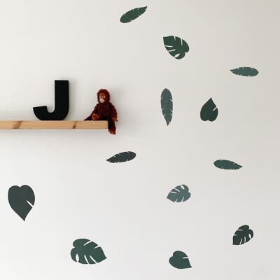 Leaves wall stickers