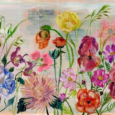 IXXI - Flowers Garden L - Wall art - Poster - Wall Decoration