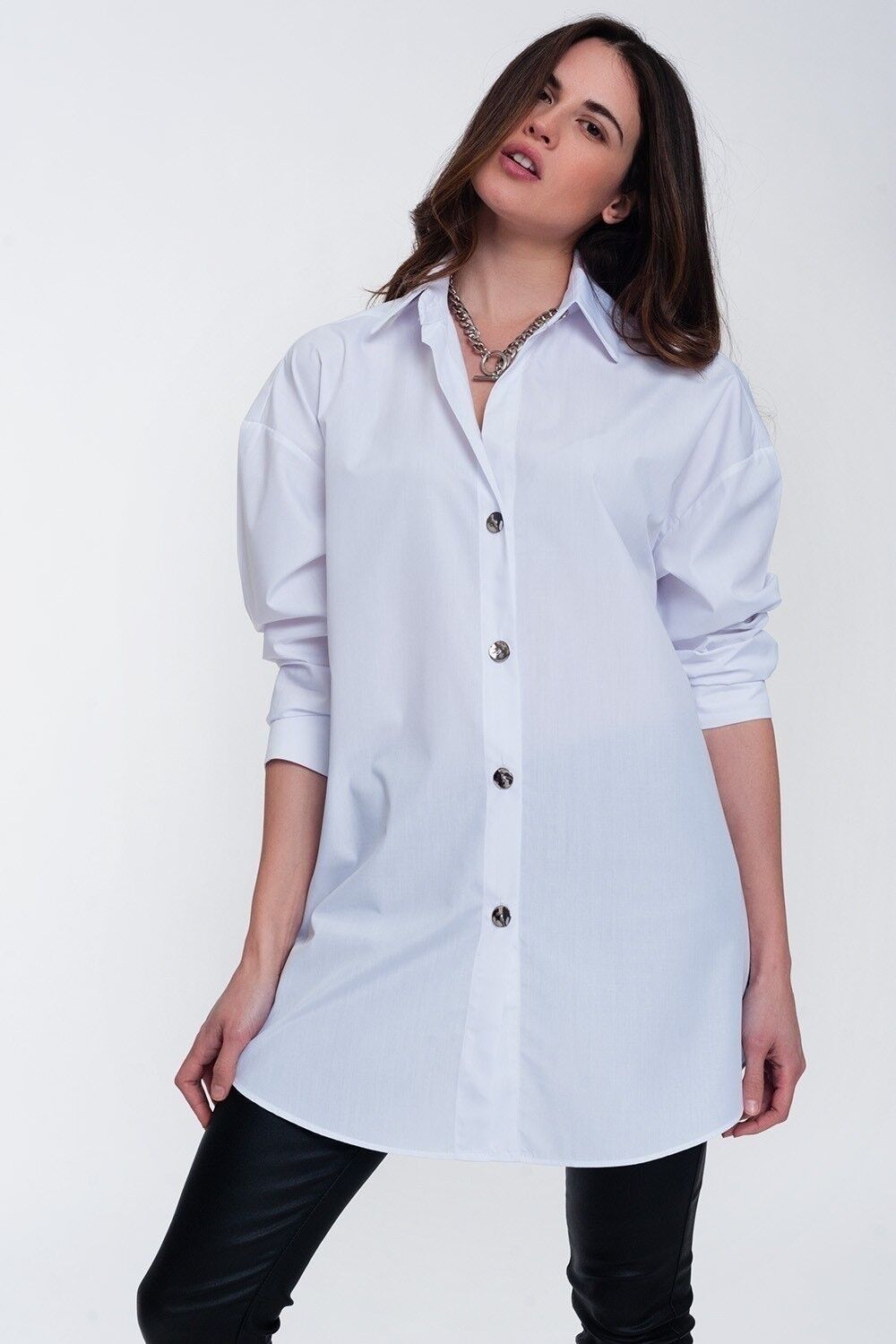 Camicia fidanzato in bianco