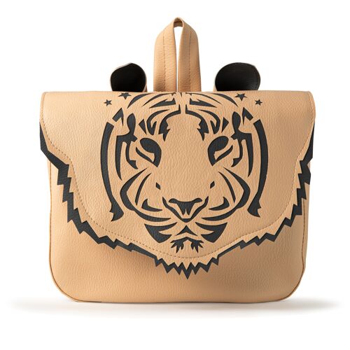 Cartable maternelle Tigre Beige