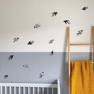 Swallows wall stickers