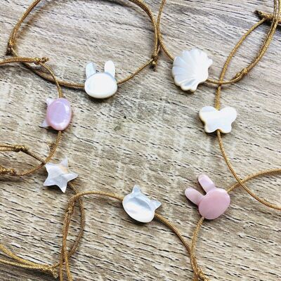 Bracciale Camille Shell bambino d'oro