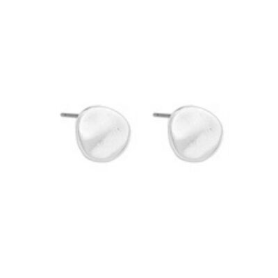 irregular circular earrings