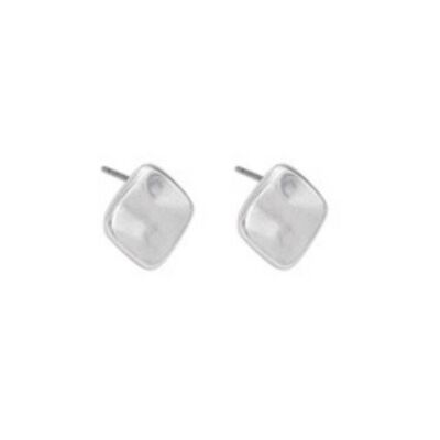 irregular square earrings