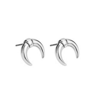 Boucles d'oreilles double corne