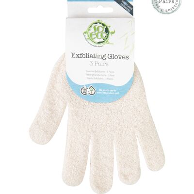 So Eco Peeling-Handschuhe - 3er-Pack