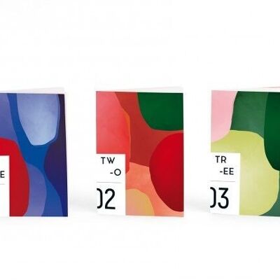 Trío de cuadernos A6 - Aqua