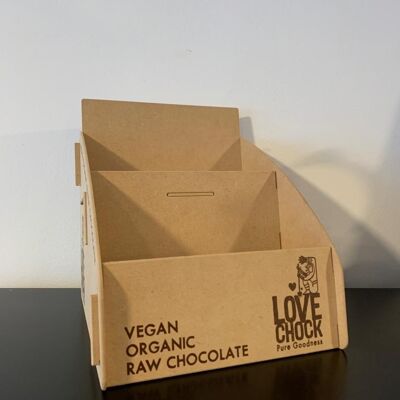 Lovechock houten lege toonbank display para 4 paquetes