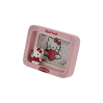 Hello Kitty "BONNE CHANCE" Cadre photo en céramique