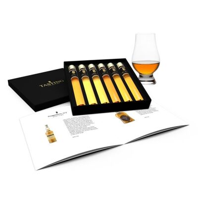 World Whisky Tasting Collection 6 Tubes en coffret cadeau, Set 3