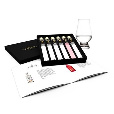 Collezione di degustazione di gin 6 tubi in confezione regalo, set 6