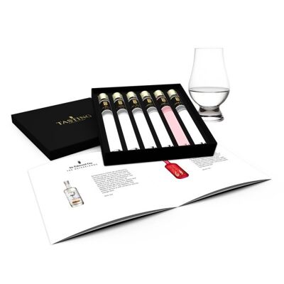 Gin Tasting Collection 6 Tubes in Gift Box, Set 1