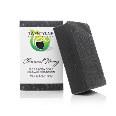 Charcoal Honey Soap