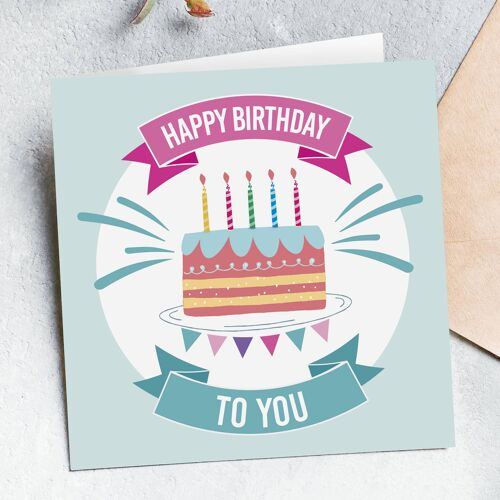 Happy Birthday To You Card