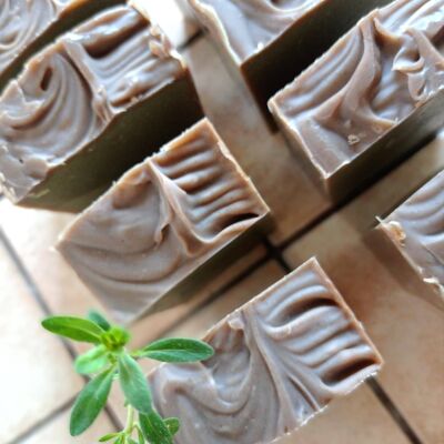 Rosemary & Henna Cold Process Shampoo Bar - Brown