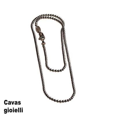 Girocollo tutto con sfere  in argento 925