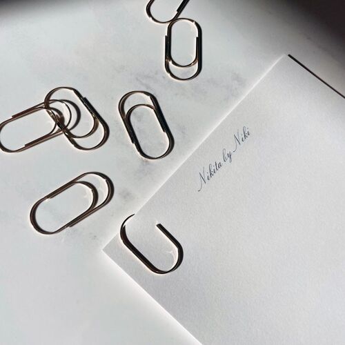 Large Gold Paper Clips