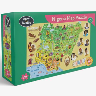 Nigeria Map Puzzle (100 pieces)