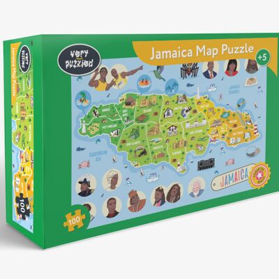 Jamaica Map Puzzle (100 pieces)