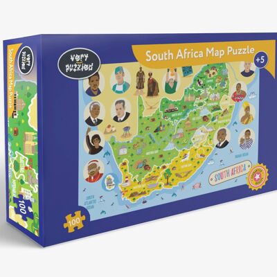 South Africa Map Puzzle (100 pieces)