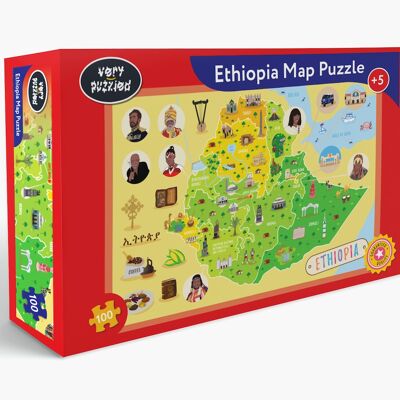 Ethiopia Map Puzzle (100 pieces)
