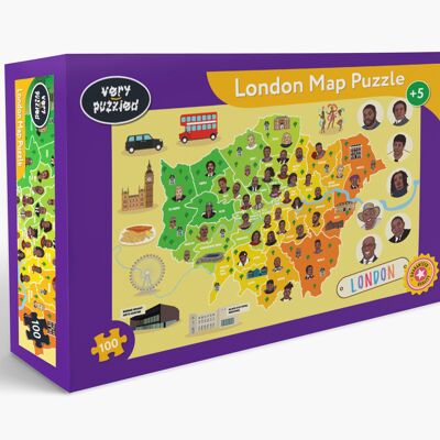 London Map Puzzle (100 pieces)