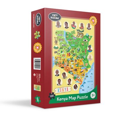 Kenya Map Puzzle (100 pieces)